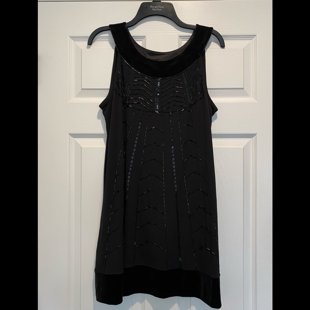 Express Black beaded dress!